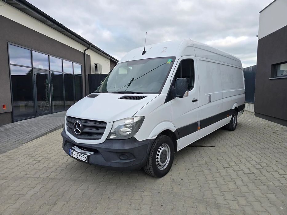 Mercedes-Benz Sprinter 314 2.2 CDI 143KM AUTOMAT L4H3 MAX FV23% MAXi  L4H2 Nawigacja Asystenci PDC Najazd Winda Alu Faktura VAT 23%