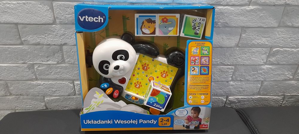 Nowa interaktywna Panda Vtech, układanki wesołej pandy