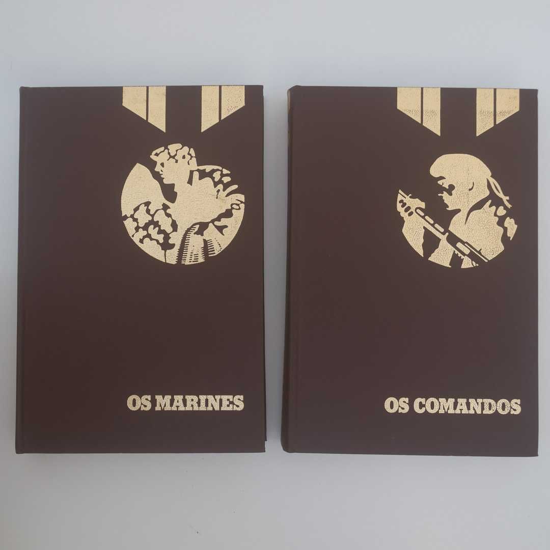 Coleção de livros sobre Tropas de Elite.
