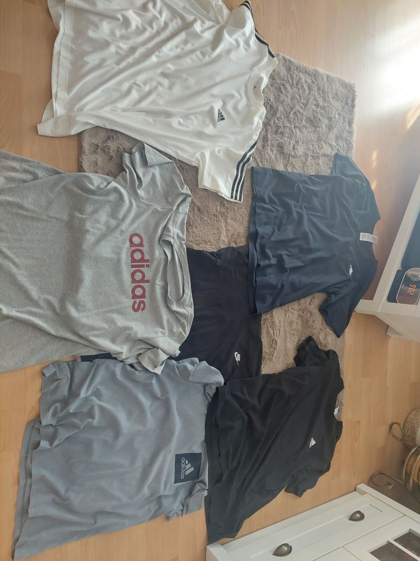 Koszulki Nike i Adidas nowe i używane.