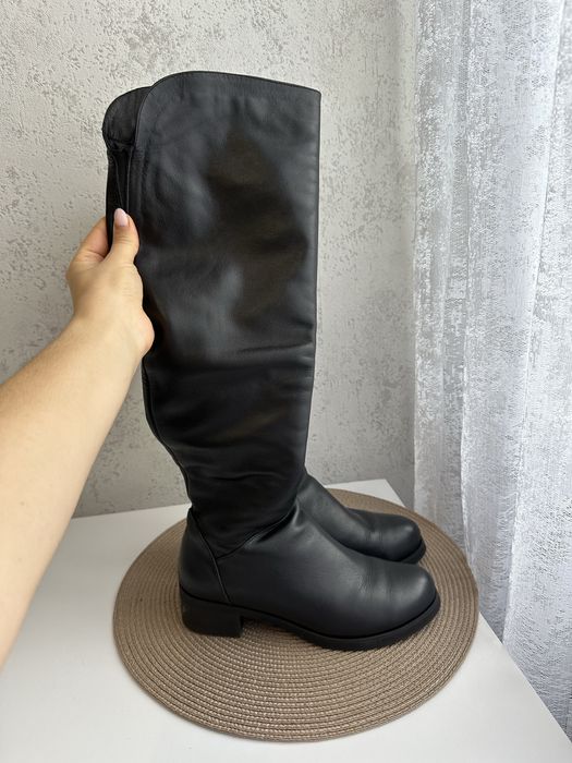 Шкіряні чоботи, сапожки, борфорти 37