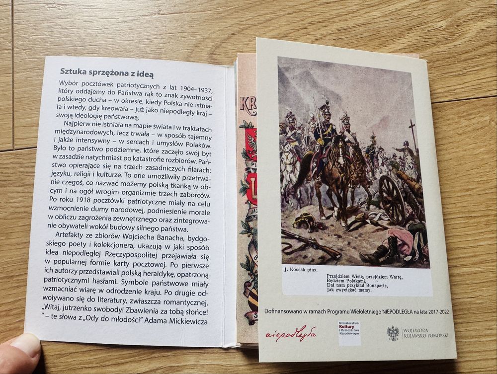 Pocztówki patriotyczne polskie, polska heraldyka, malarstwo, literatur