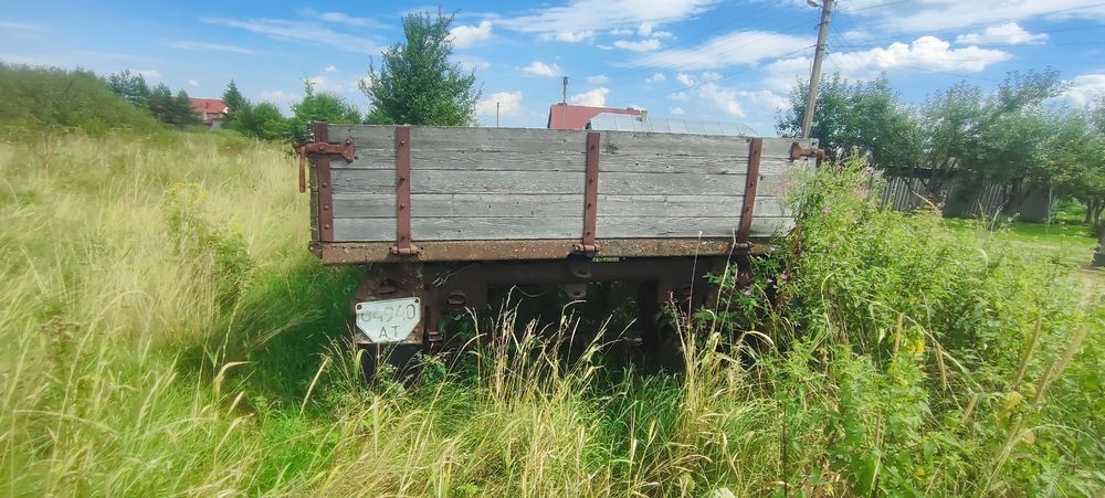 Причеп двохосний на документах