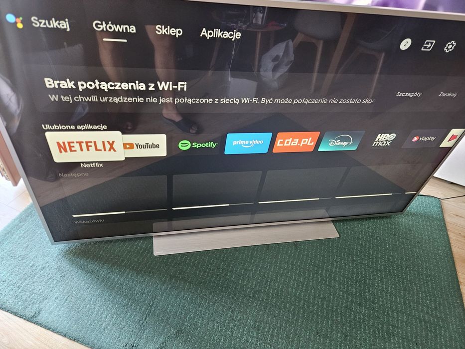 Telewizor philips  ambilight XL android YouTube Netflix dvbt2 hevc