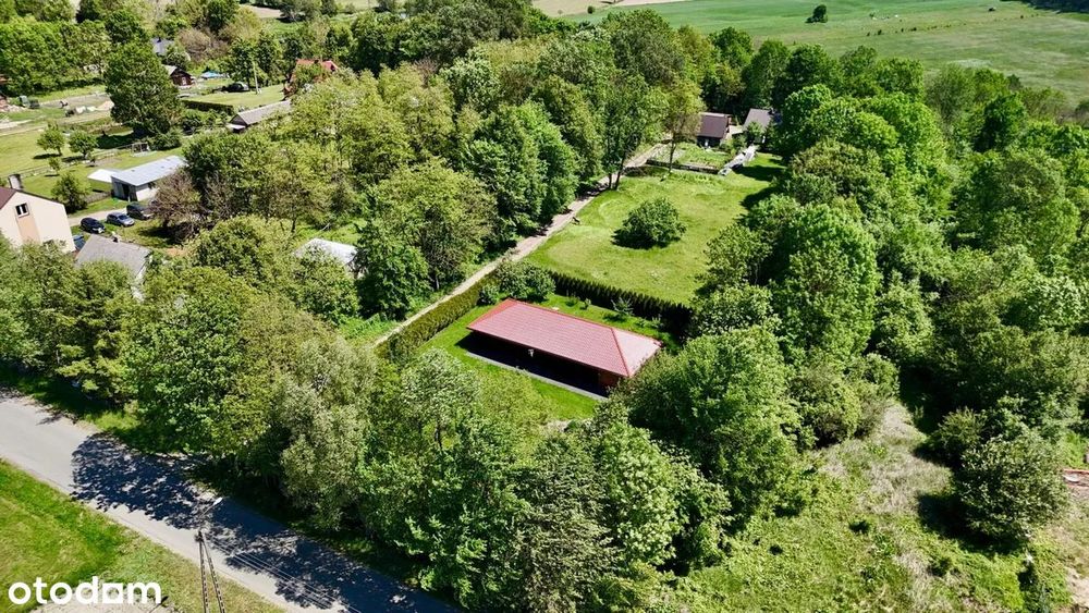Siedlisko 2240m2 z budynkiem 66m2 w Zaszkowie; gm. Ciechanowiec