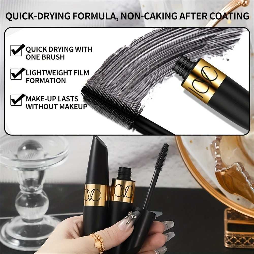 Tusz do rzęs Volumizing 4D Waterproof, długotrwały efekt podkręcania