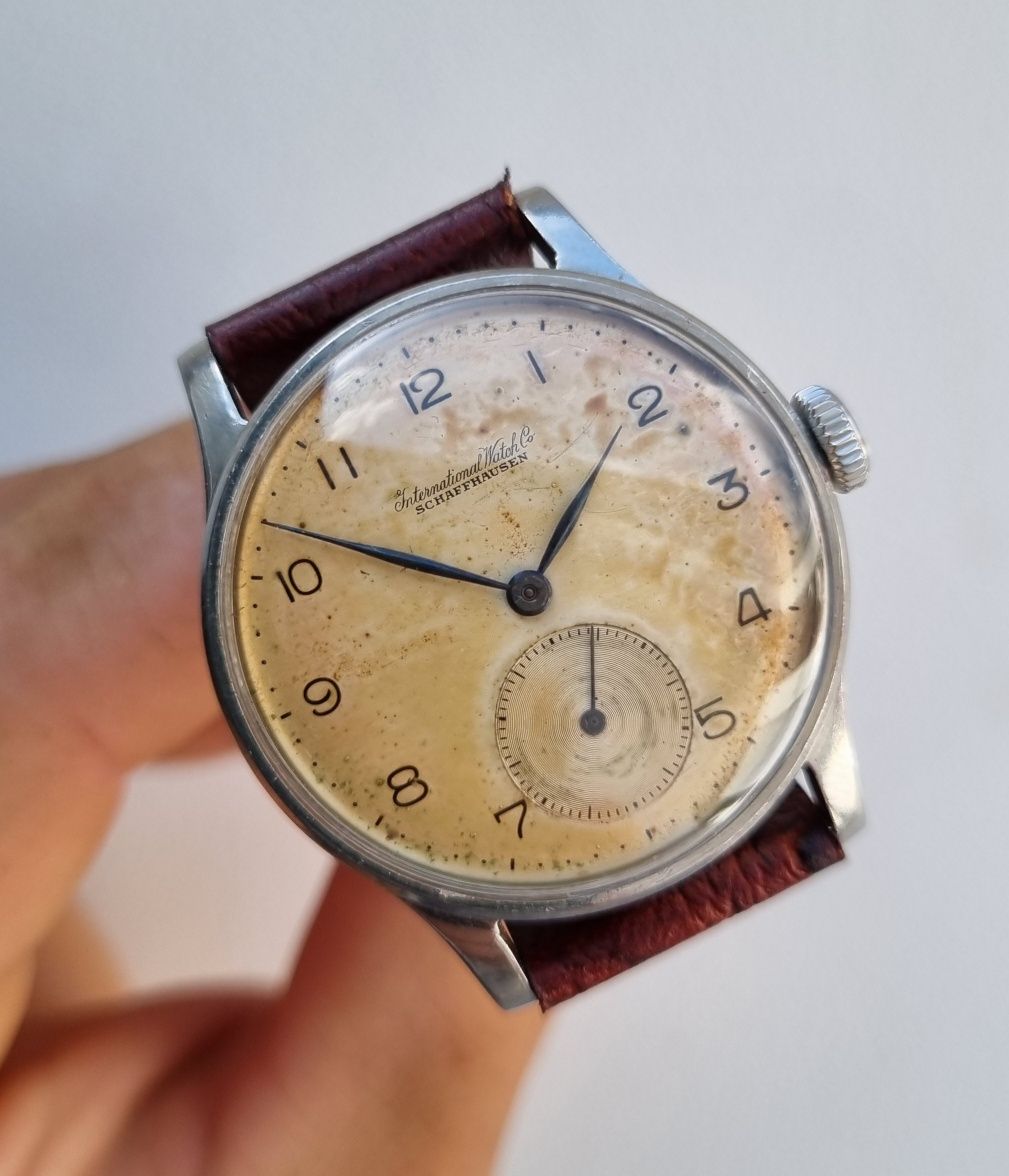 IWC international watch co schaffhausen 34 mm lata 1950 cal.88