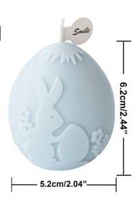 Forma silikonowa do świec jajo jajko pisanka królik zajączek Wielkanoc