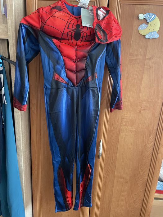 Strój kostium r 122/128 Spider-man H&M przebranie bal karnawałowy