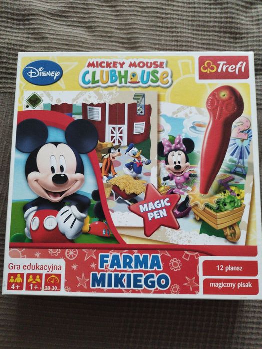 Maskotka i Farma mikiego trefl gra edukacyjna magic pen