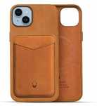 Etui skórzane DONBOLSO iPhone 14 Max Vintage Brown + portfel magsafe