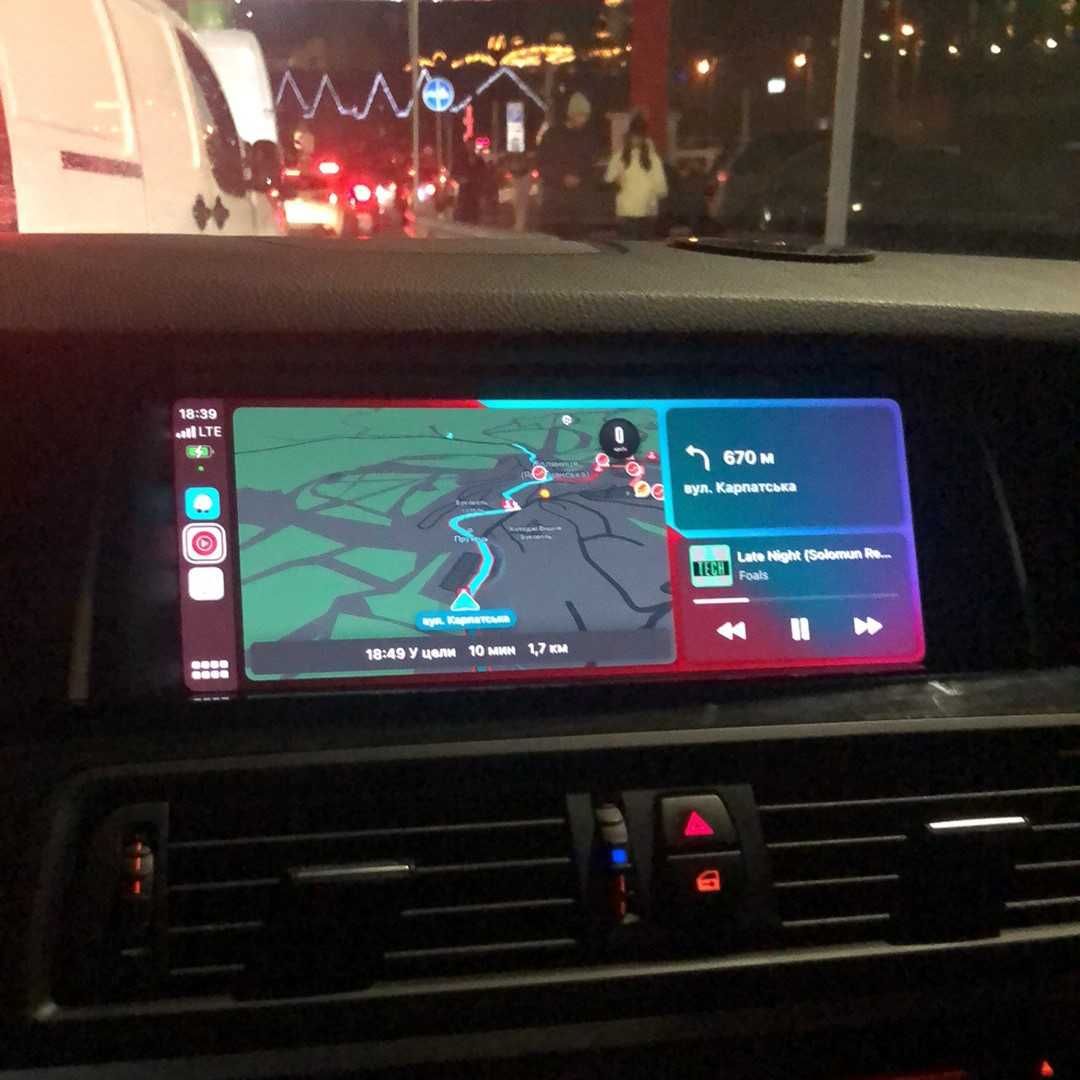 Carplay Android Auto для BMW EVO 1 3 4 5 7 X1 X3 X4 X5 Mini 2016-2019