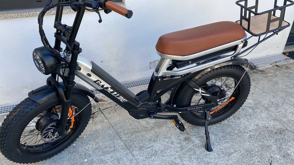 Bicicleta elétrica dois lugares caravana 1000w ou 2000w BAOLUJIE