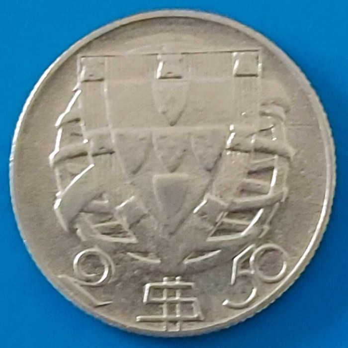 2$50 de 1933, Republica Portuguesa Prata