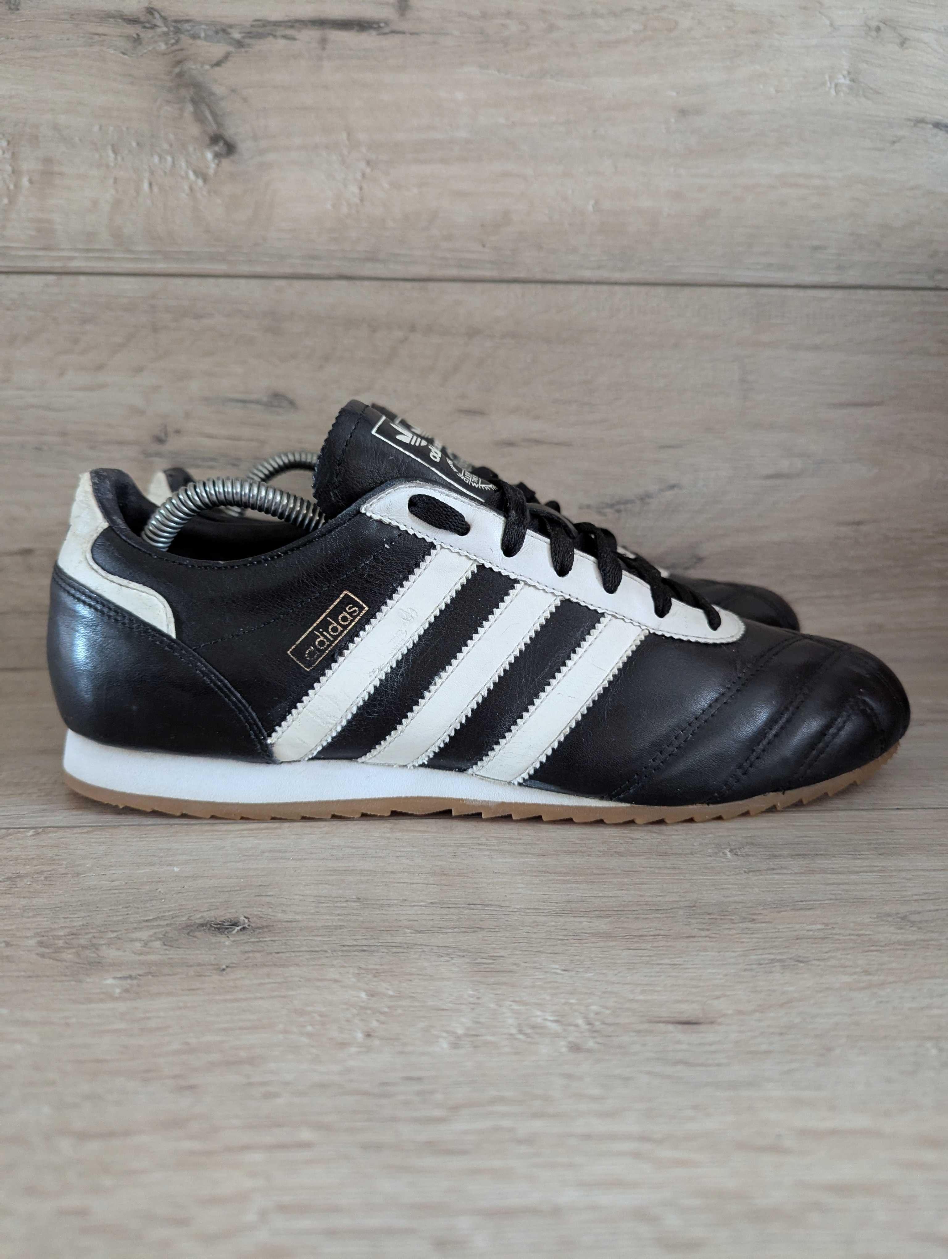 Мужские черные кожаные кроссовки Adidas Rio Grande винтаж 43 р 27.5 см