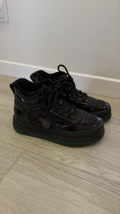 Кеди зима , натуральне хутро-шкіра