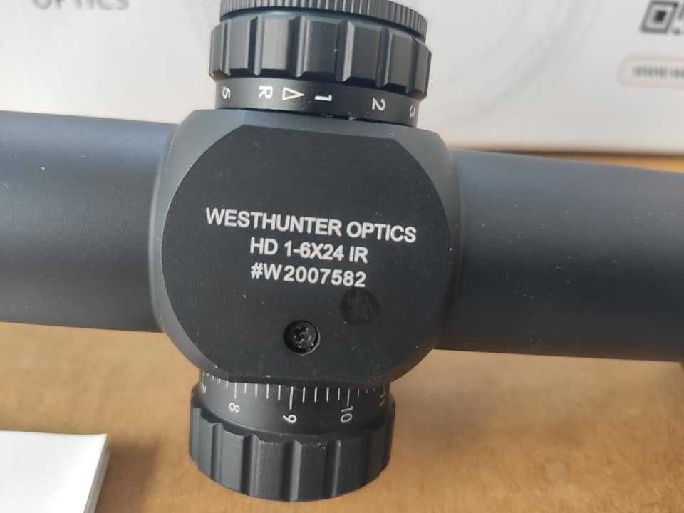 Приціл загонник WestHunter HD 1-6X24 IR Compact