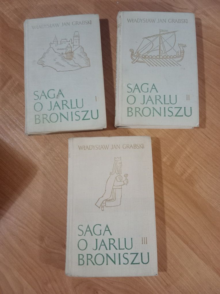Saga o Jarlu Broniszu tomy 1 - 3 komplet