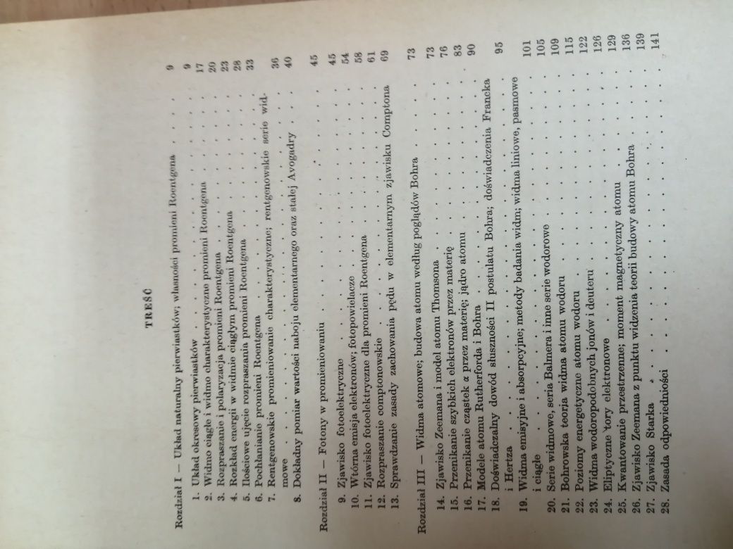 Fizyka doświadczalna II,IV, V Optyka Ciepło atomowa Szczeniowski
