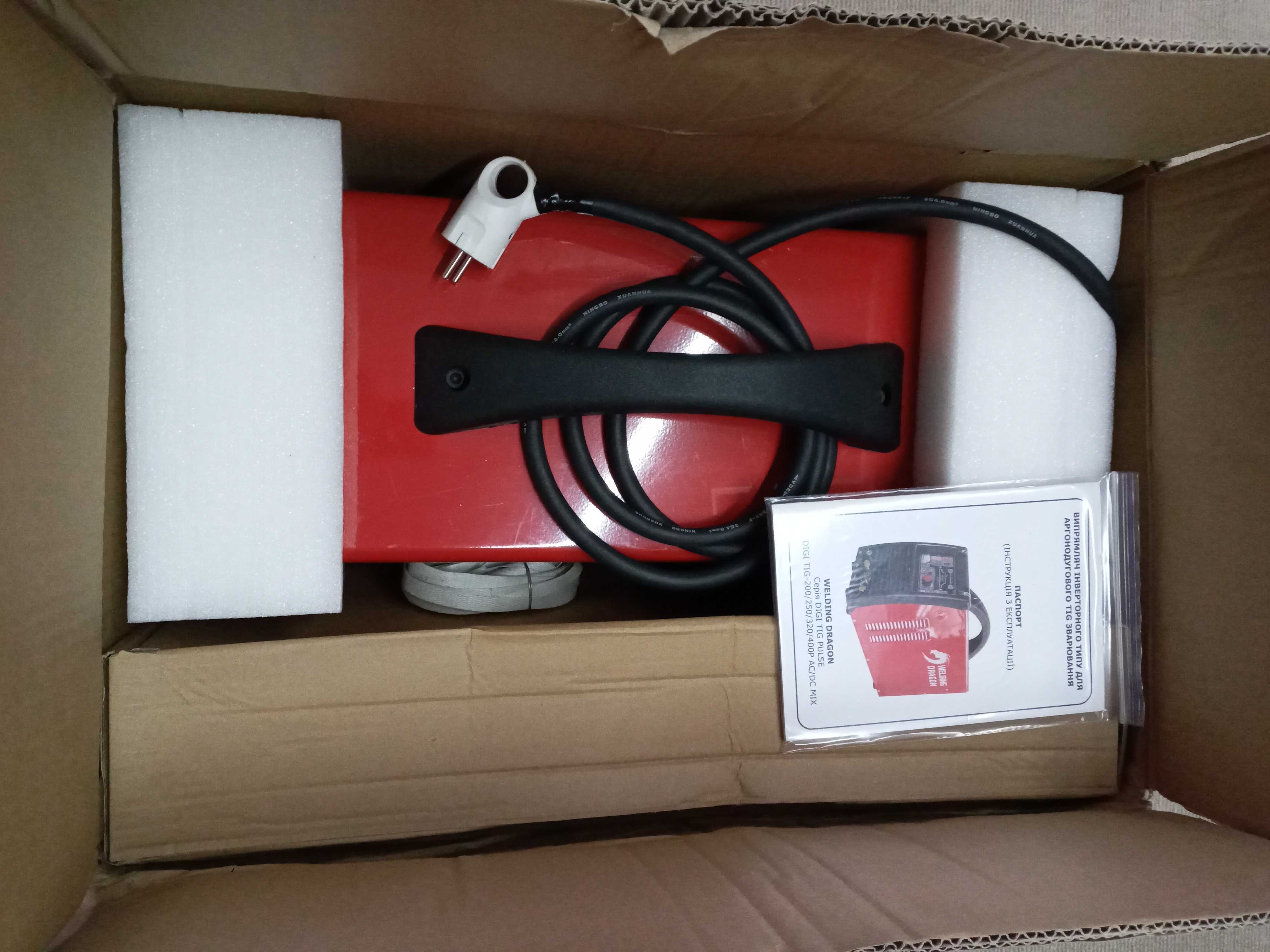 Зварювальний апарат Welding Dragon TIG-250P AC/DC
