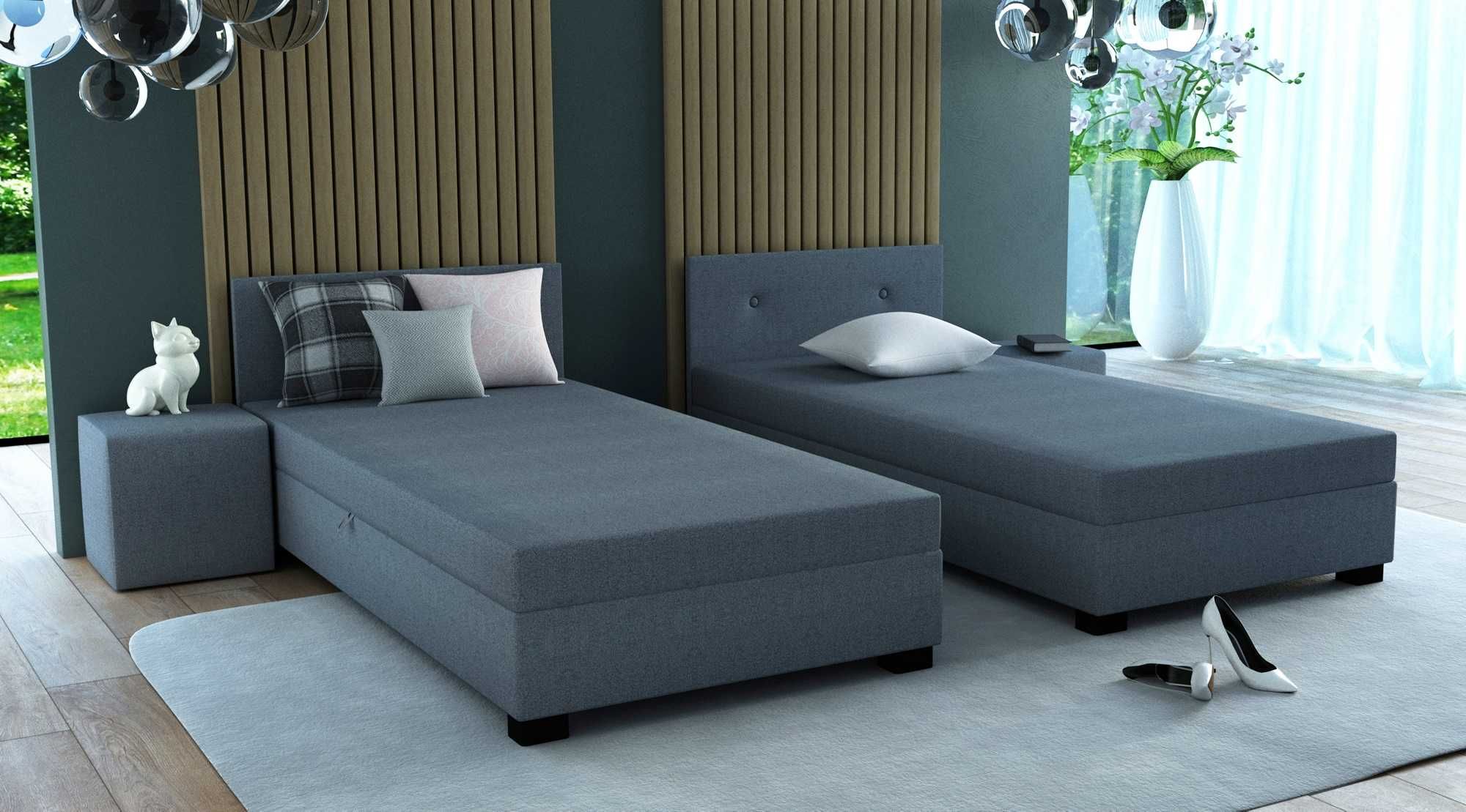 Łóżko jednoosobowe młodzieżowe sofa tapczan pojemnik DARMOWA DOSTAWA