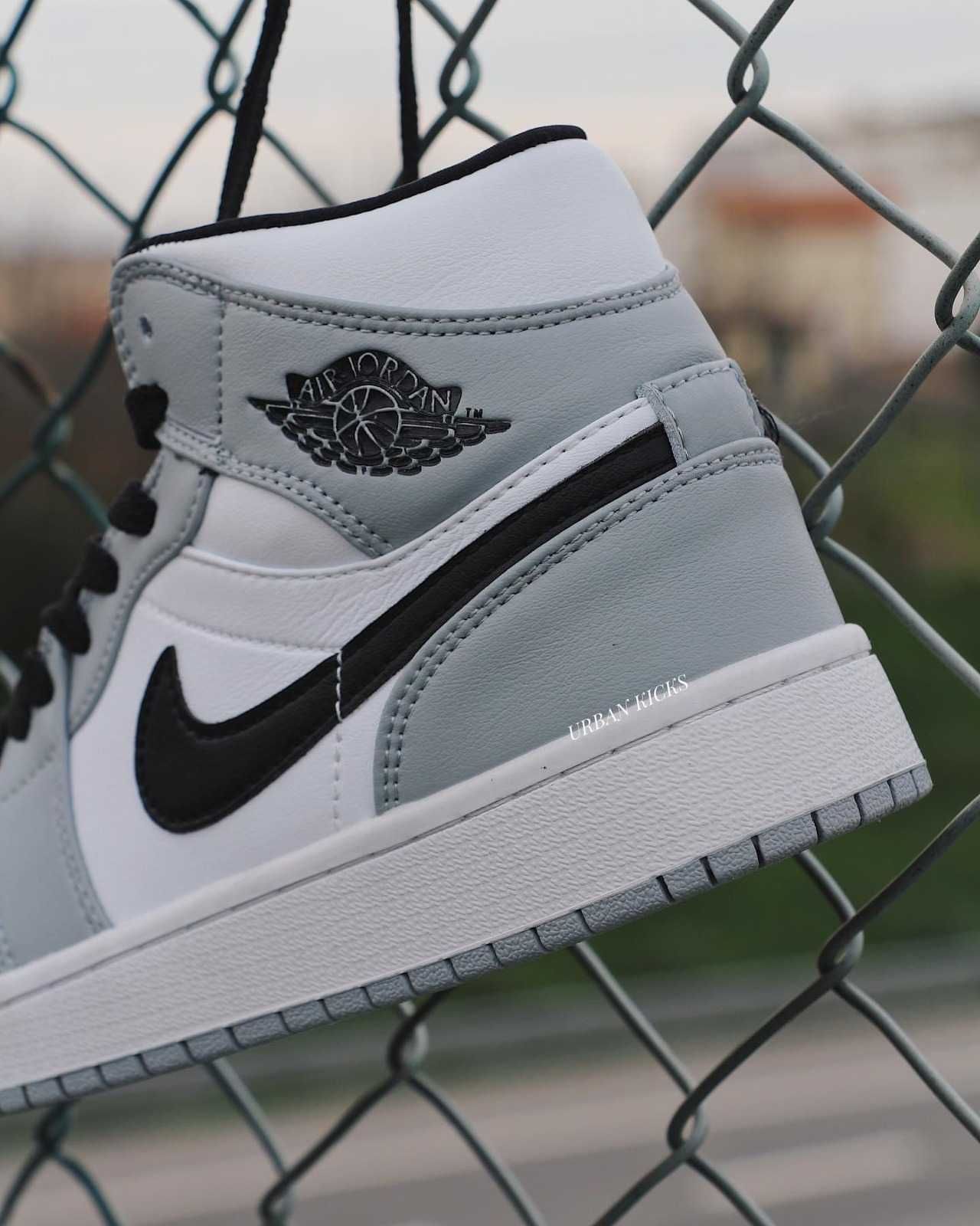 Nike Air Jordan 1 Retro MID GS SMOKE GREY