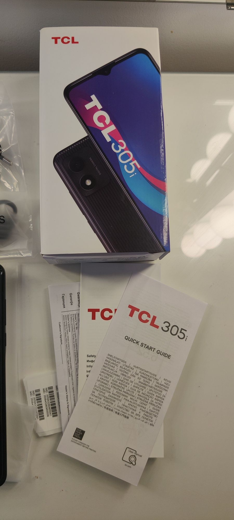 Telefon TCL 305i nowy, nieużywany