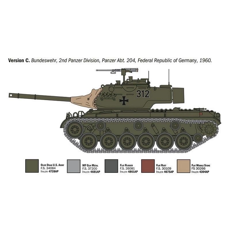 Italeri 6763 model 1:35 czołg M47 PATTON