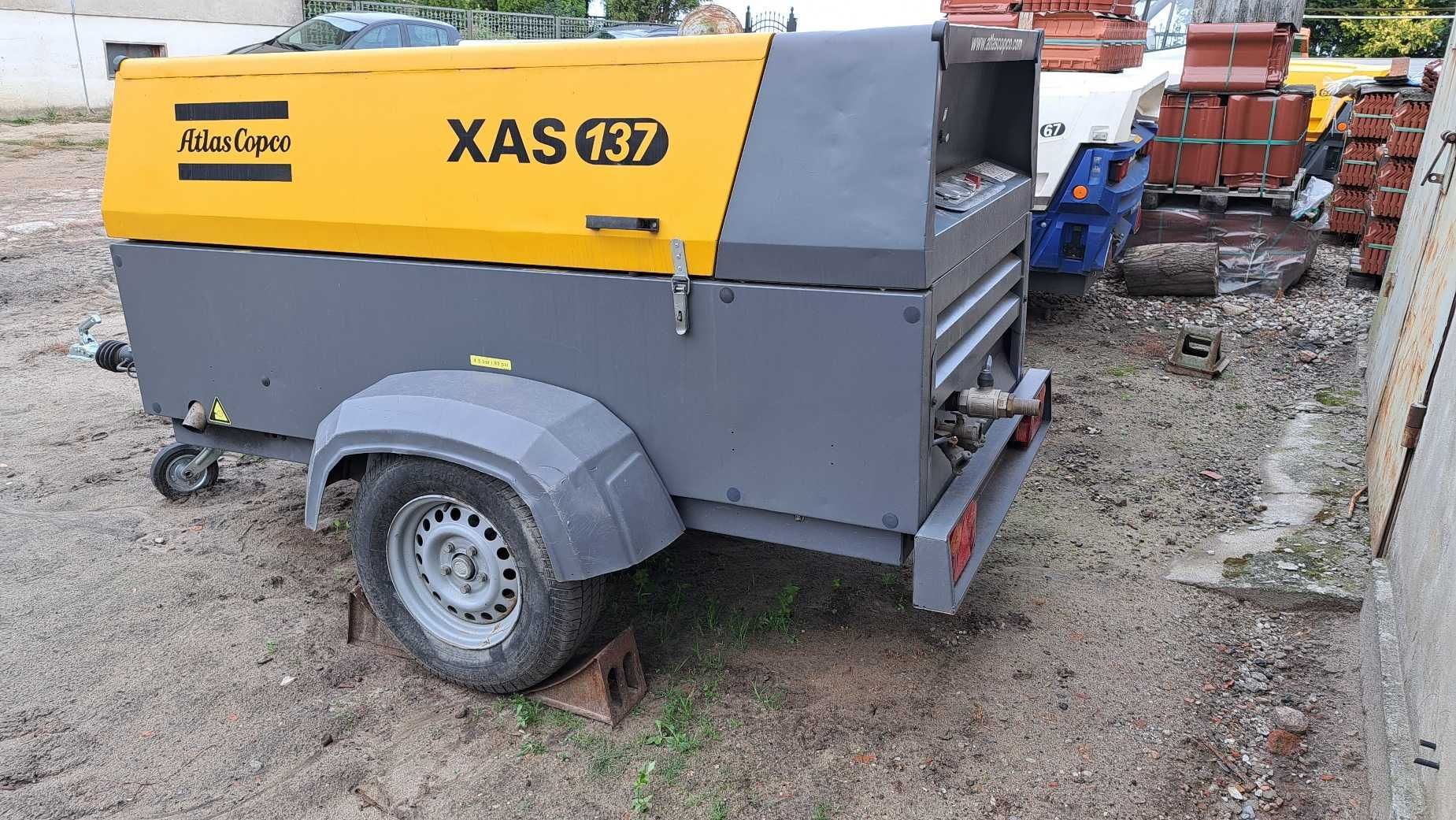 Kompresor sprężarka ATLAS COPCO XAS 137 KD 2016r. zarejestrowany PL