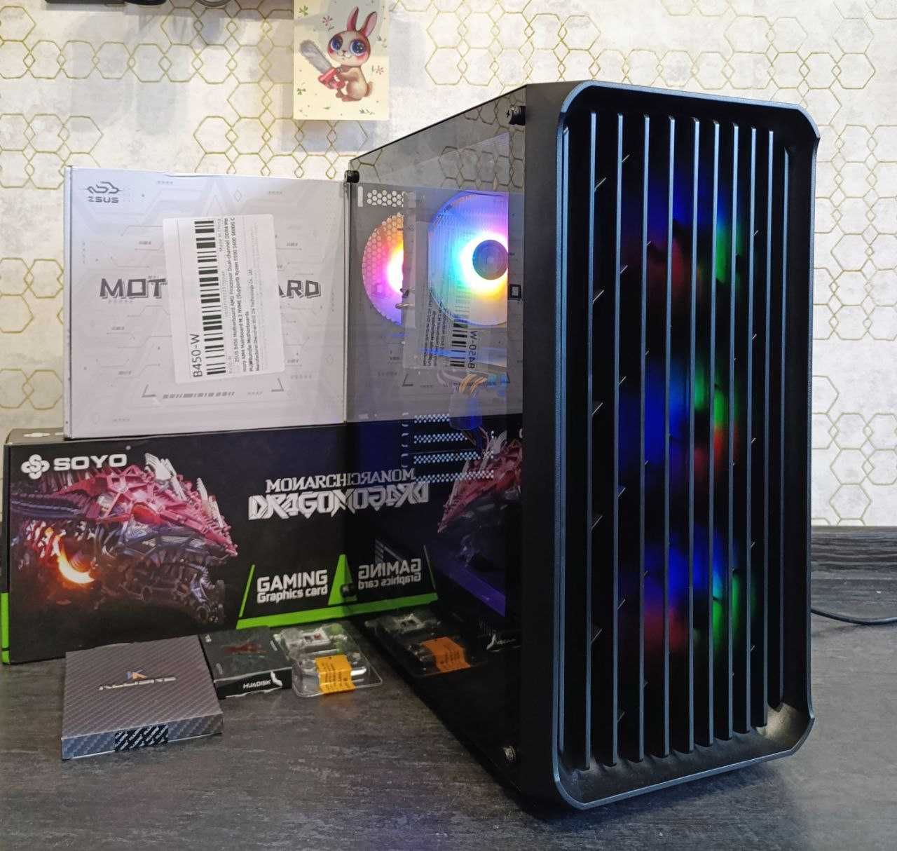 Ігровий ПК Ryzen 5 5500 RX 5700 XT 8GB 6|12 Ядер 32 DDR4 M.2 512