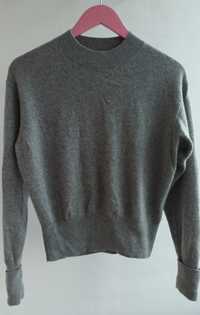 Кашемировый серый свитер