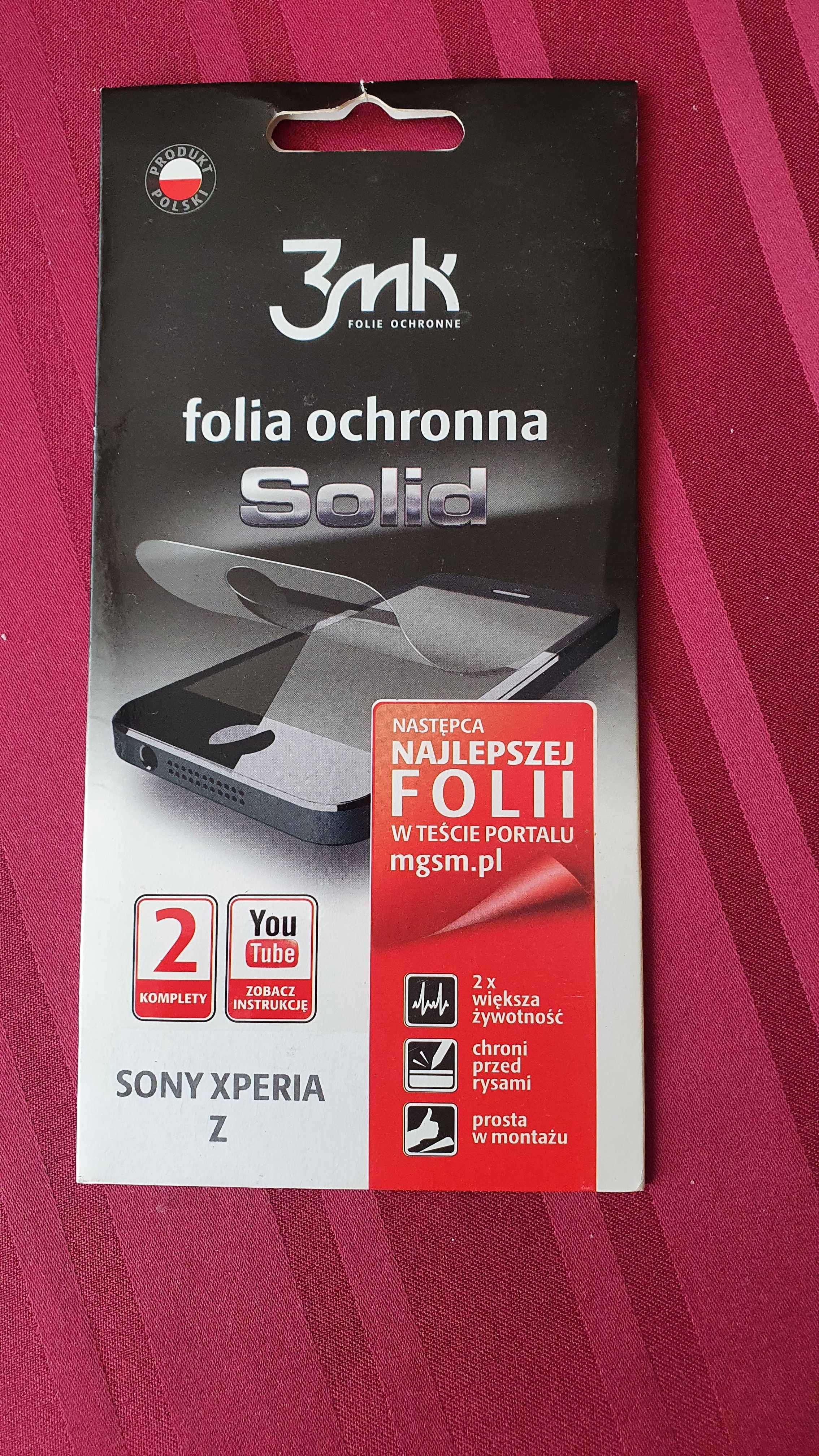 Futerał Folia Sony Xperia Z Smartfon