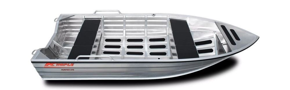 łódka łódź wędkarska aluminiowa Kimple HUNTER 370 - do odbioru