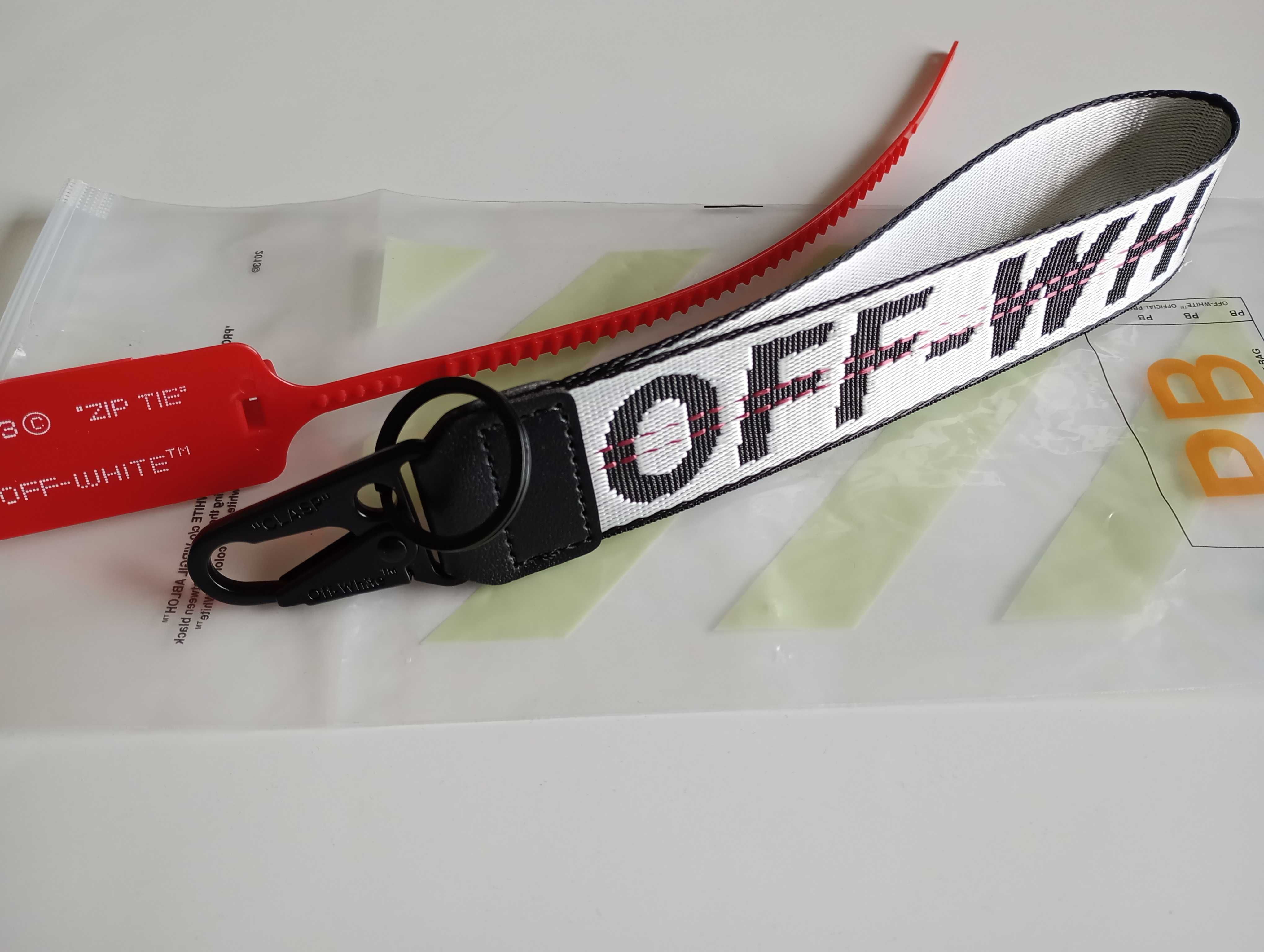 OFF-WHITE nowy brelok do kluczy smycz industrial keychain