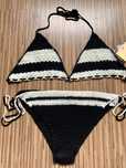 Nowy stroj kąpielowy dzianinowy bikini r. L