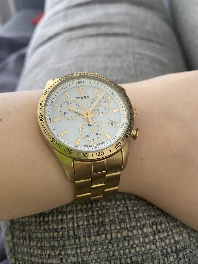 Zegarek timex złoty