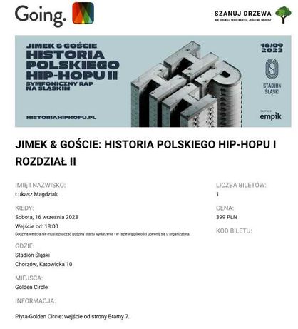 JIMEK - Historia Polskiego Hip-Hopu - Chorzów 16.09.2023-GOLDEN Circle