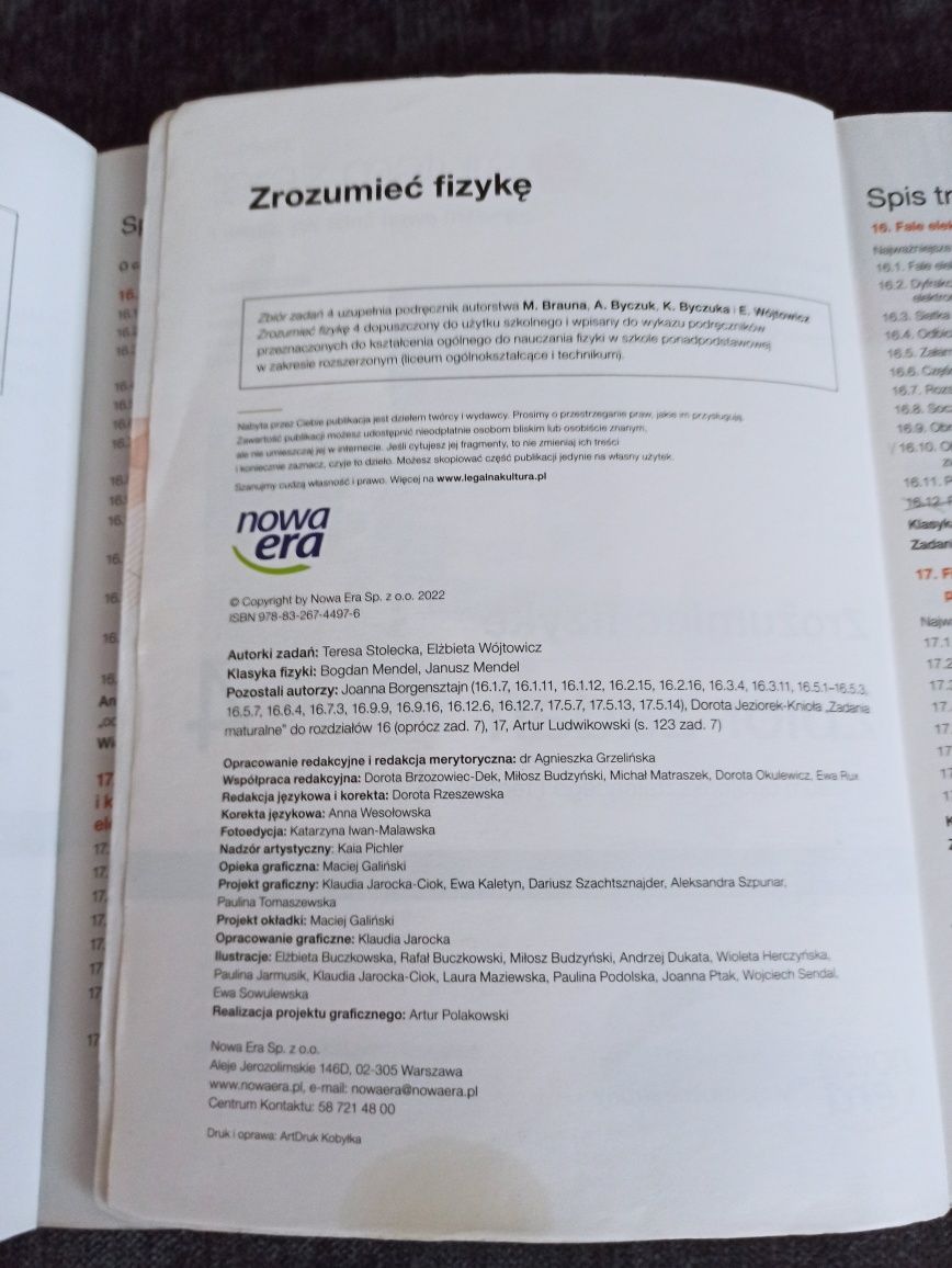 Fizyka 4 zakres rozszerzony Zrozumieć fizykę podręcznik i zbiór zadań