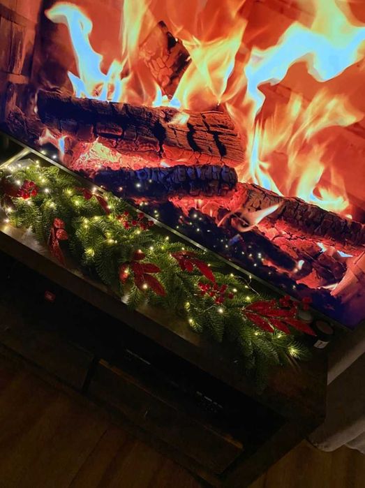 Nowa Jodła Girlanda Świąteczna Choinkowa Stołowa Zielona Schody 110CM