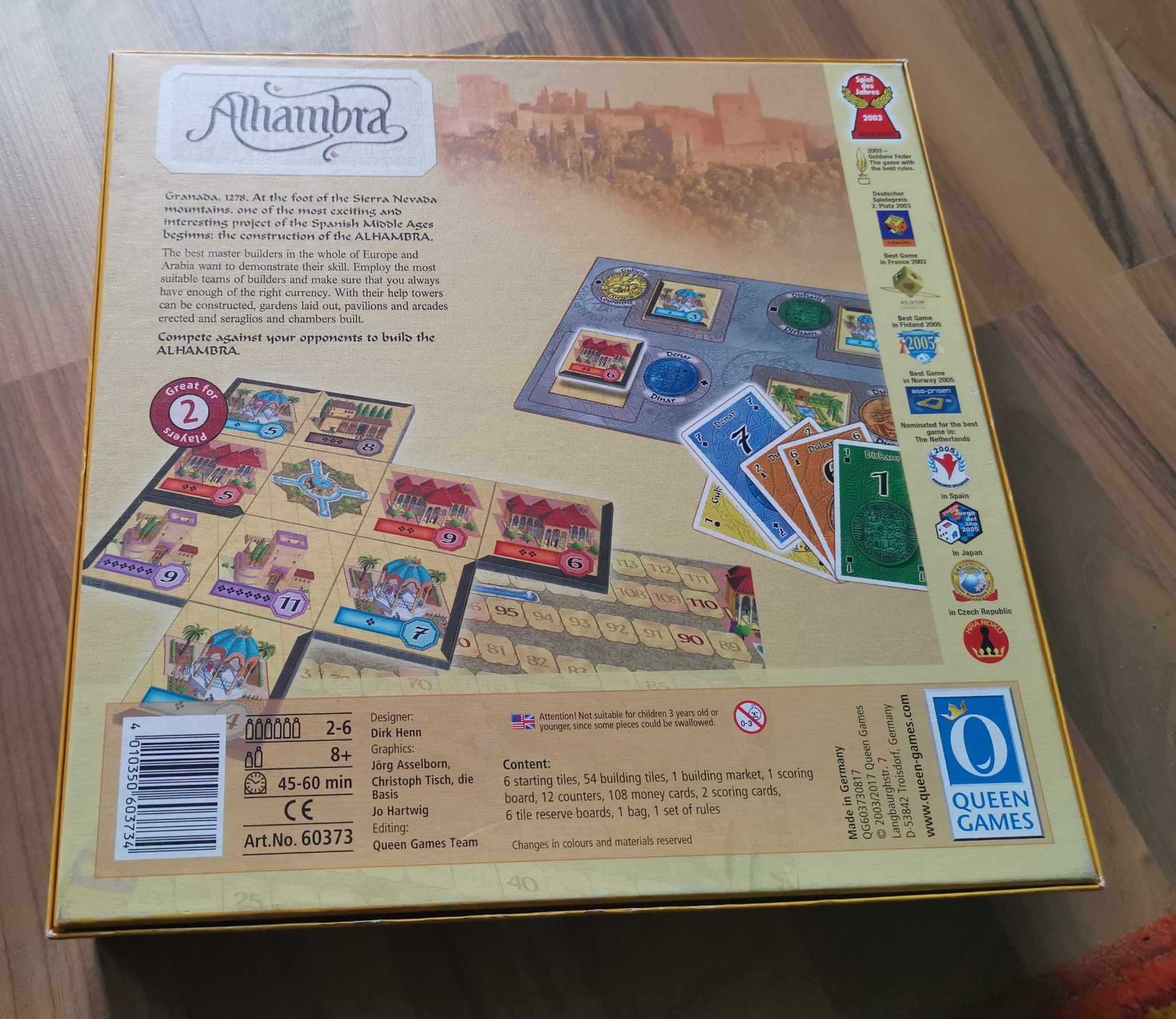 Alhambra -  gra planszowa  -  Dirk Henn