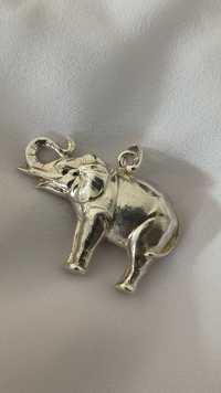 Elefante antigo em prata