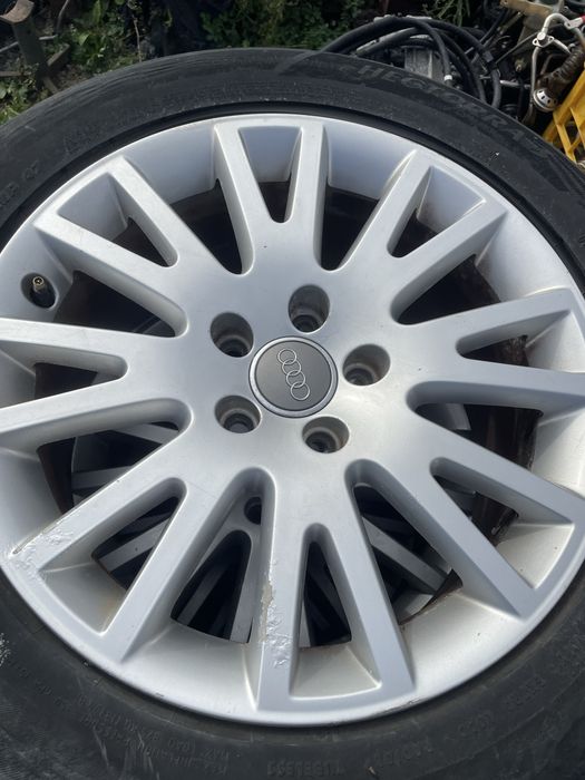 Alufelgi kola 5x112 17 audi a6 c6 audi a4 b7 4jednakowe opony