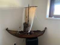 Barco Rabelo de madeira