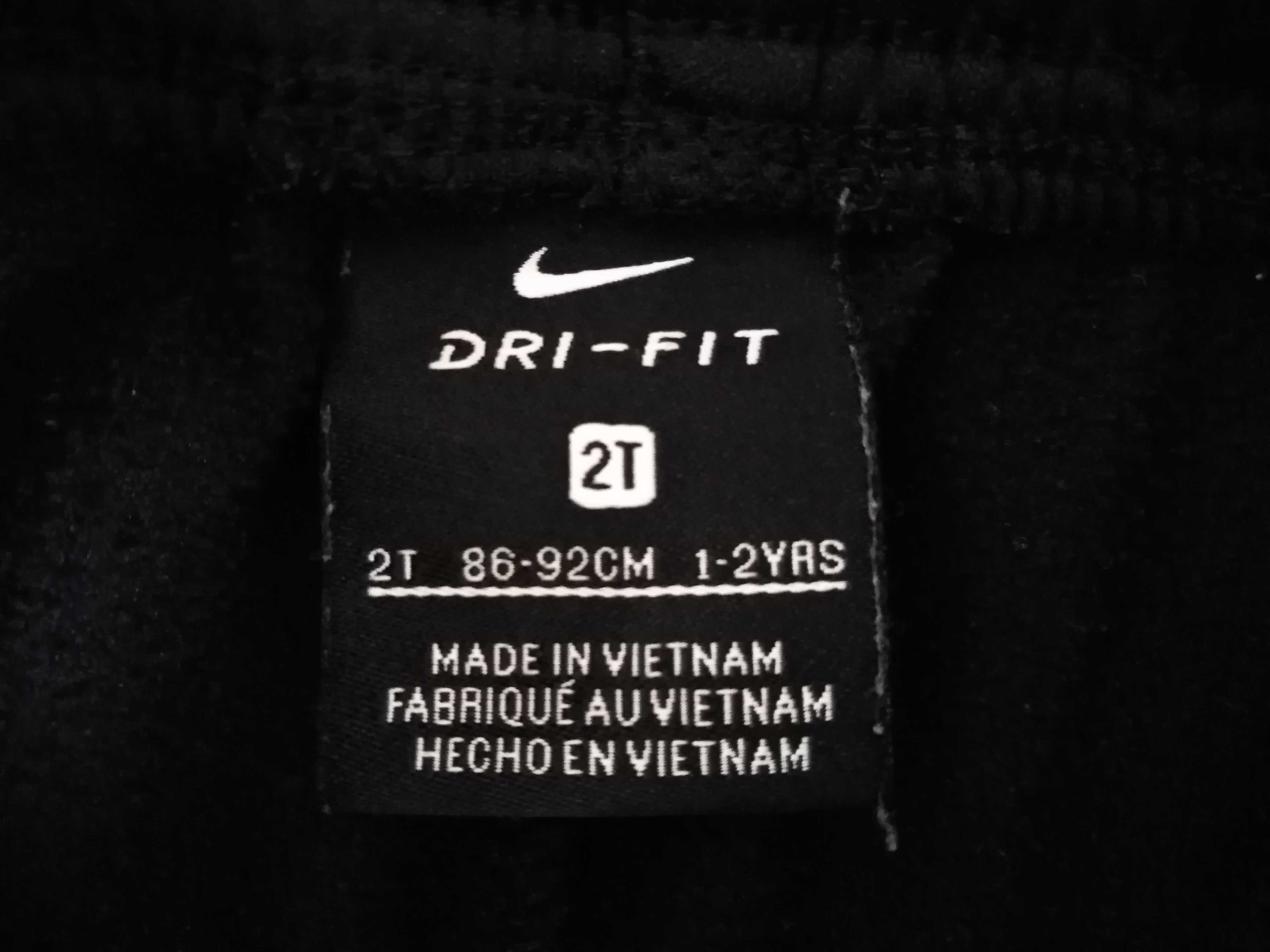 Calças Fato Treino Nike Dri-Fit Negras 1-2 Anos
