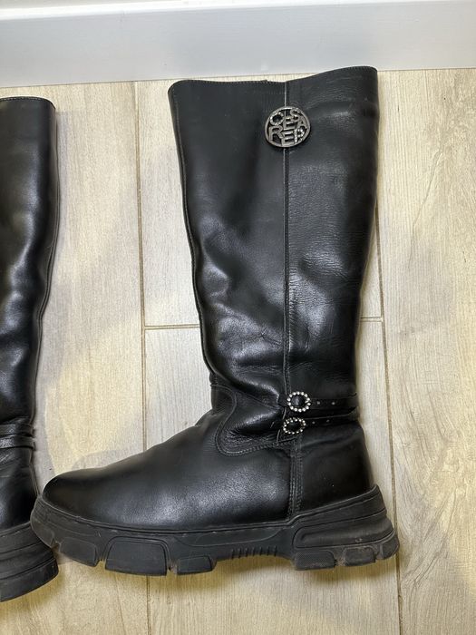 Чоботи зимові на широку ступню з шишками