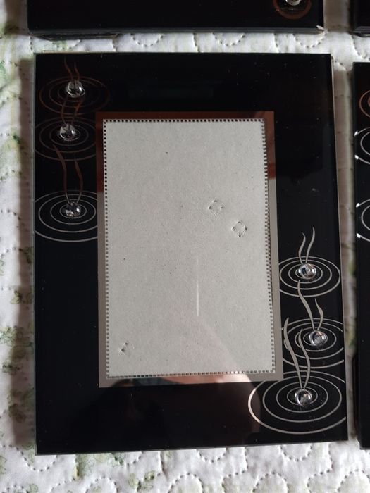 Conjunto de 7 Molduras Pretas 13x18cm