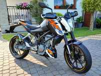 KTM DUKE 125 ABS Kat B A1 Niski Przebieg Tylko 16.000km Idealny Stan