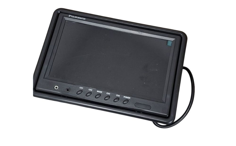 Monitor 2xKamera Cofania Podofo 12/24v  Do Maszyn Budowlanych  IP68