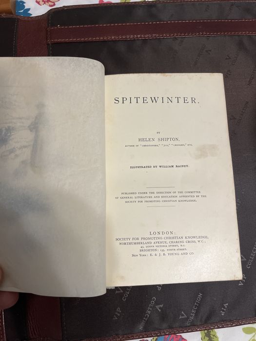 Антикваріат, книга англійською, Spitewinter, London