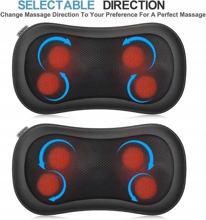 Renpho RF-NM067 Masażer pleców szyi ramion Shiatsu podgrzewana [2381]